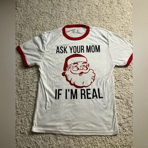 Bundle of 2 Size Small Funny Christmas Graphic Tee’s